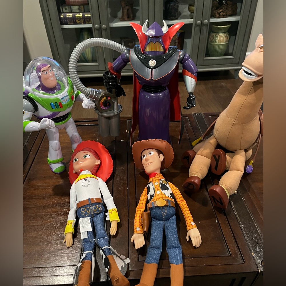 Thinkway Toys Toy Story Woody Sally Bullseye Talking Zurg Buzz Action Figure - Picture 1 of 14